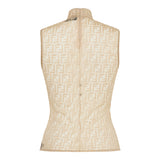 FF lace high-neck top