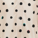 Dots printed long-sleeve shirt