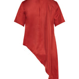 Loulou De Saison Madea asymmetric silk top