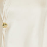 Loulou De Saison Madea asymmetric silk top