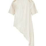 Loulou De Saison Madea asymmetric silk top