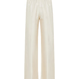 Lars lace‑stitch trousers
