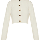 Zephir cashmere cropped cardigan
