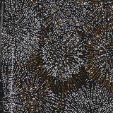 Crepe skirt with pearl embroidery