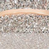 Sequined chiffon maxi dress