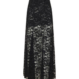 Stretch lace long skirt