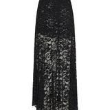 Stretch lace long skirt
