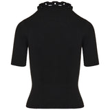 Stretch silk-blend t-shirt