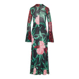 Flowy Jersey Peony Alba dress