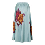 Peony Placée drawstring skirt