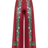 Palazzo printed trousers