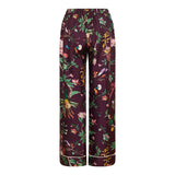 Zooflora Placée silk pajama trousers