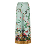 Zooflora Placée silk pajama trousers