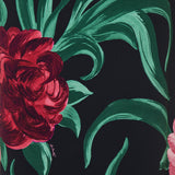 Peony Satin pencil skirt