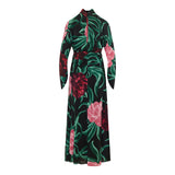 Silk Peony Gilda dress