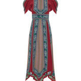 Chérie scarf printed dress