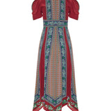 Chérie scarf printed dress