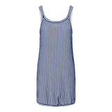 Sequined striped cocktail dress