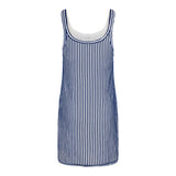 Sequined striped cocktail dress