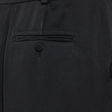 Satin-crepe maxi skirt