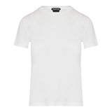 Cotton crewneck t‑shirt