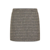 Tweed mini skirt