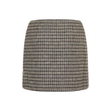 Tweed mini skirt