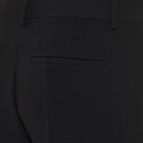 Fluid crepe flared trousers