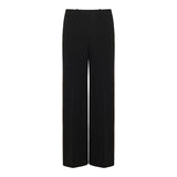 Fluid crepe flared trousers
