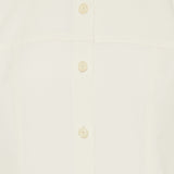 Sculpted collared woven shirt