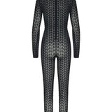 Stretch lace catsuit