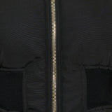 Peplum shell bomber jacket