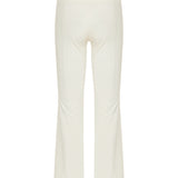 Straight‑leg denim jeans