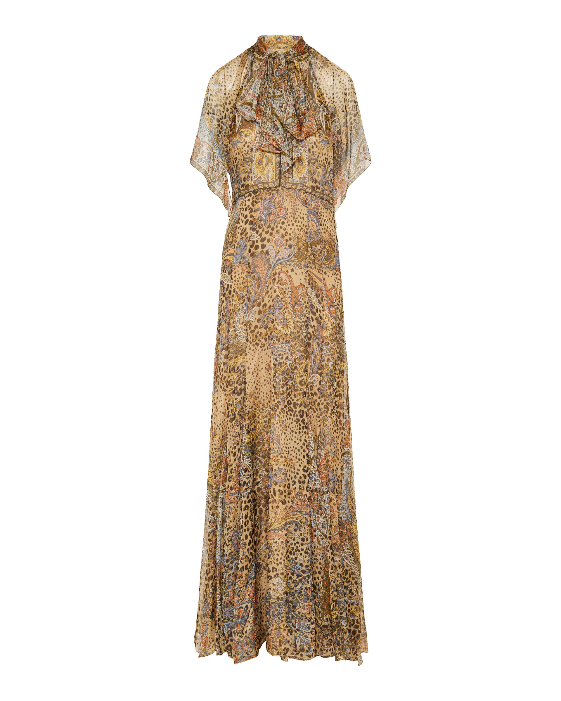 Etro Paisley print silk mini dress – Luisa World