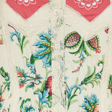 Floral cotton midi dress