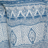 Crochet cotton flared trousers