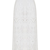 Etro Broderie anglaise midi skirt