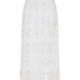 Etro Broderie anglaise midi skirt