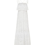 Broderie anglaise paisley long dress