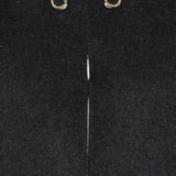 Silk wool cape with horsebit