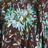 Printed silk twill shirt