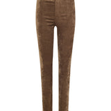 Stretch velvet leggings