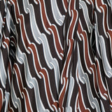 Printed silk twill shirt