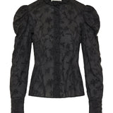 Isabel Marant Zorica ruffled embroidered blouse