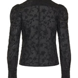 Isabel Marant Zorica ruffled embroidered blouse