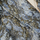 Unravelled serpent long dress