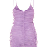 David Koma Asymmetric ruched mini dress
