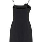 David Koma Lace rose mini dress