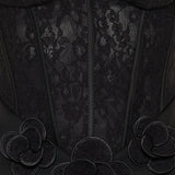 David Koma Floral embroidered contrast dress