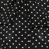 Bow-detail polka-dots silk shirt
